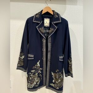 Paparazzi Embroidered Coat